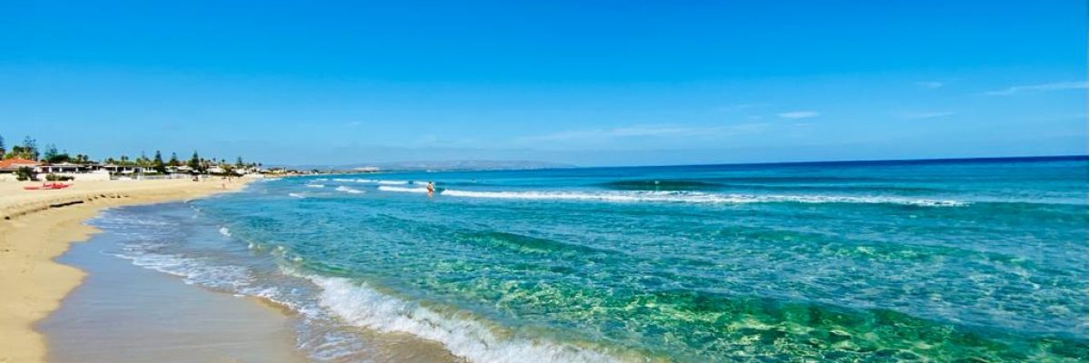 Spiaggia Morghella nella Sicilia sud orientale