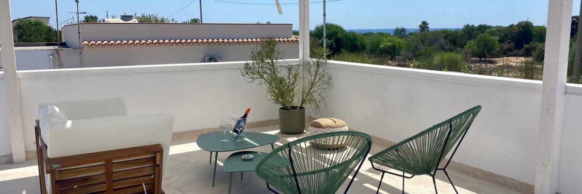 Terrazza rooftop di Villa Aroi